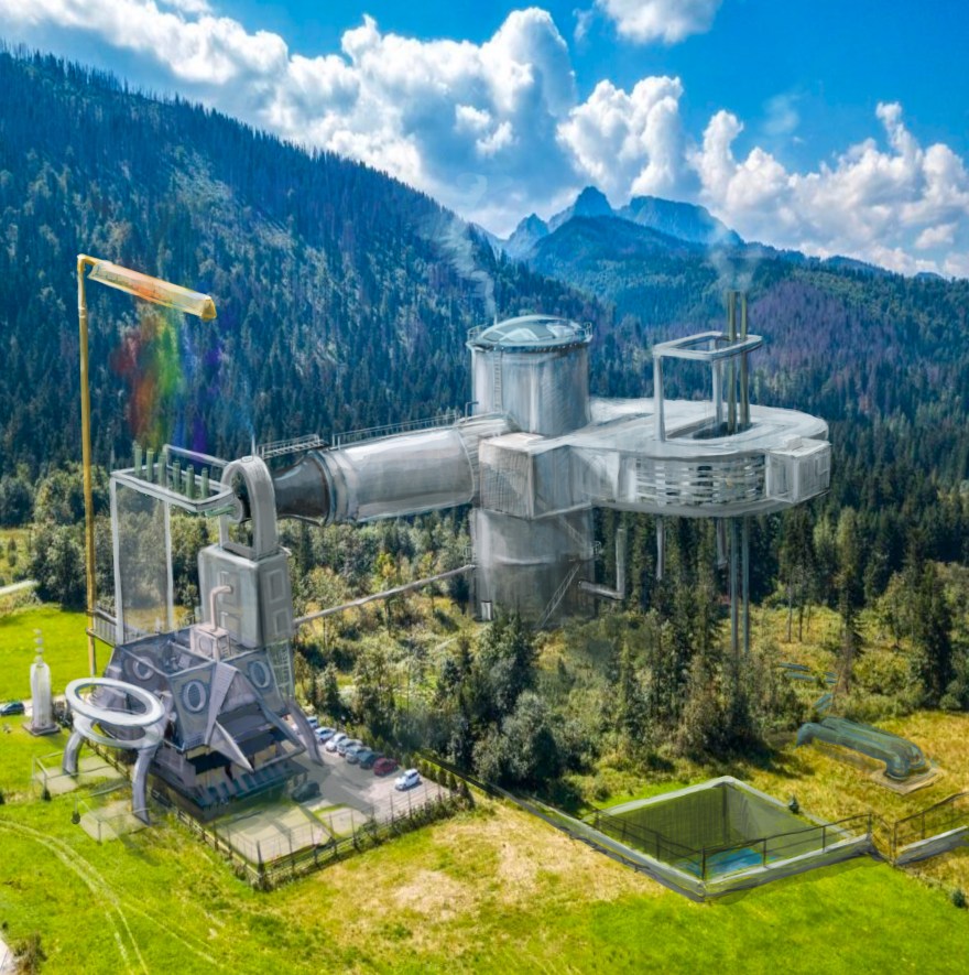 Polish rainbow factory.