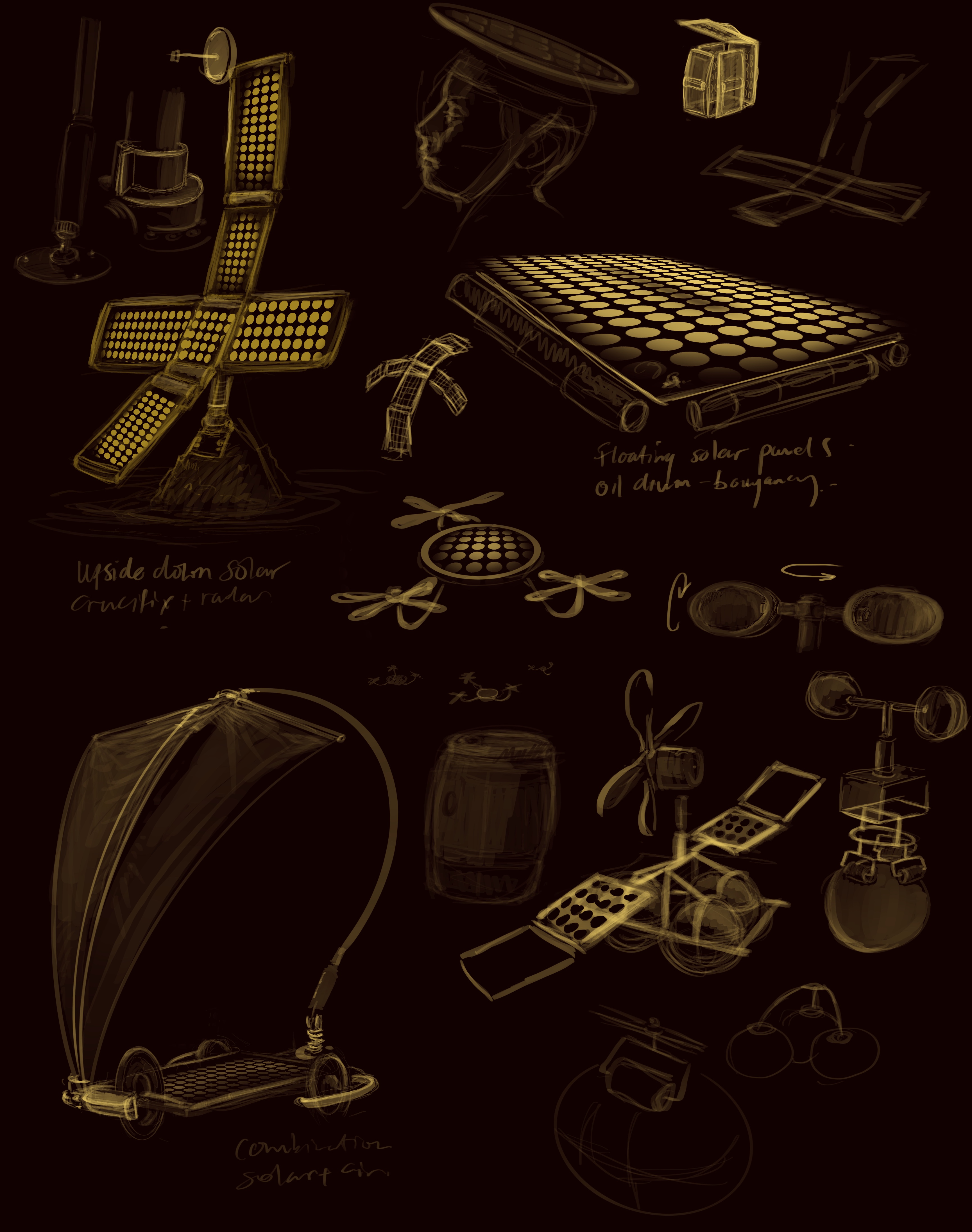 solarpunk:atomhawk (preliminary sketch for solar panel technology)